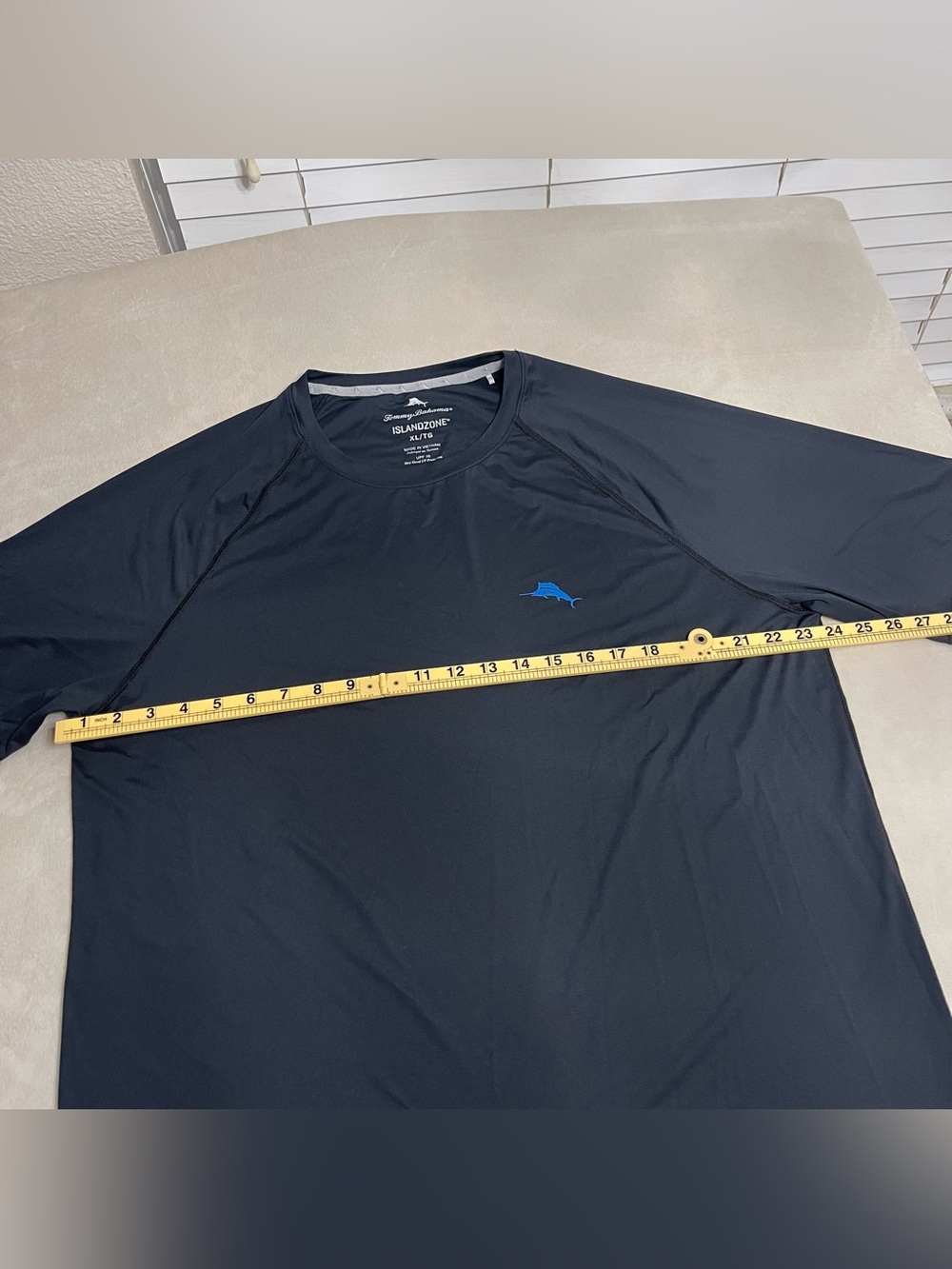 Tommy Bahama IslandZone Shirt Mens XL Black UPF 30 Performance Marlin Tee - Picture 5 of 8